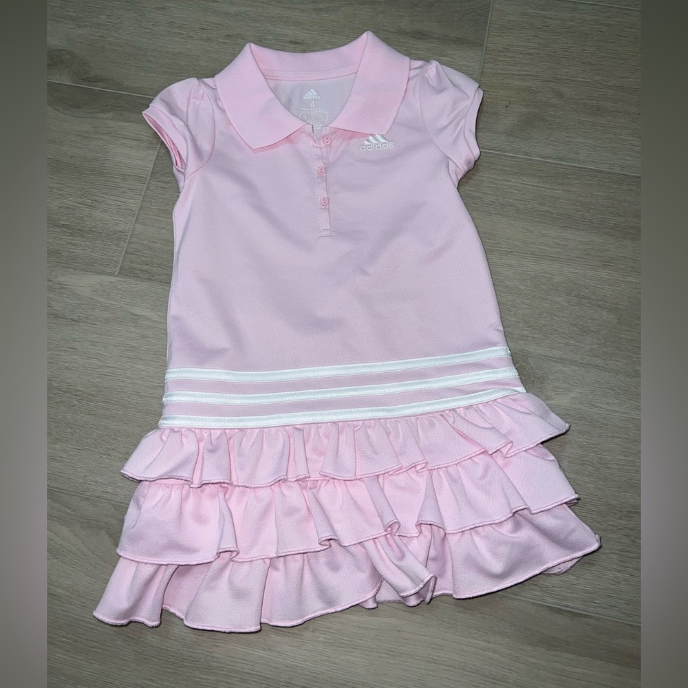 Adidas Ruffle Polo Dress - Picture 2 of 3